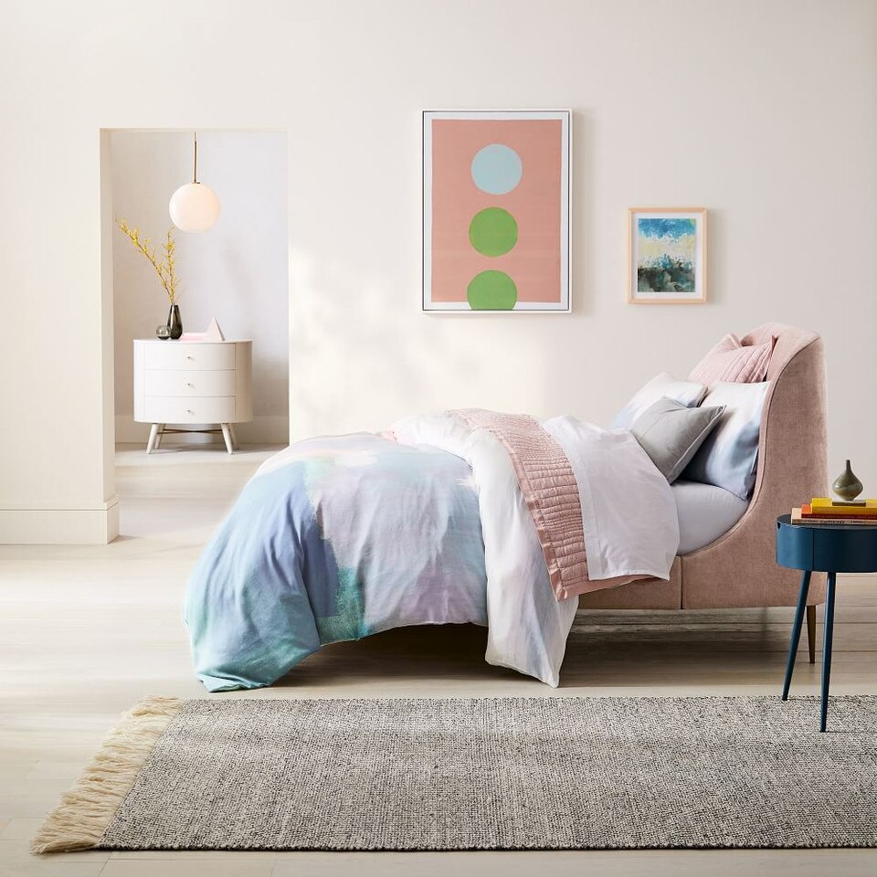 Tweed Flatweave Dhurrie Rug West Elm Australia